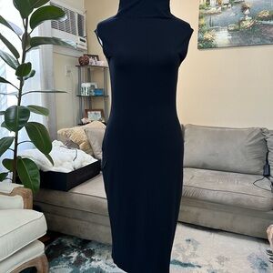 Kenneth Cole New York Black Midi Dress - S